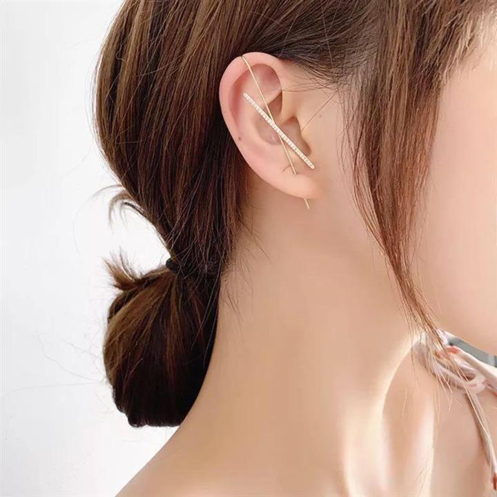 گوشواره کراس استیل در مدل های مختلف ضد حساسیت رنگ ثابت